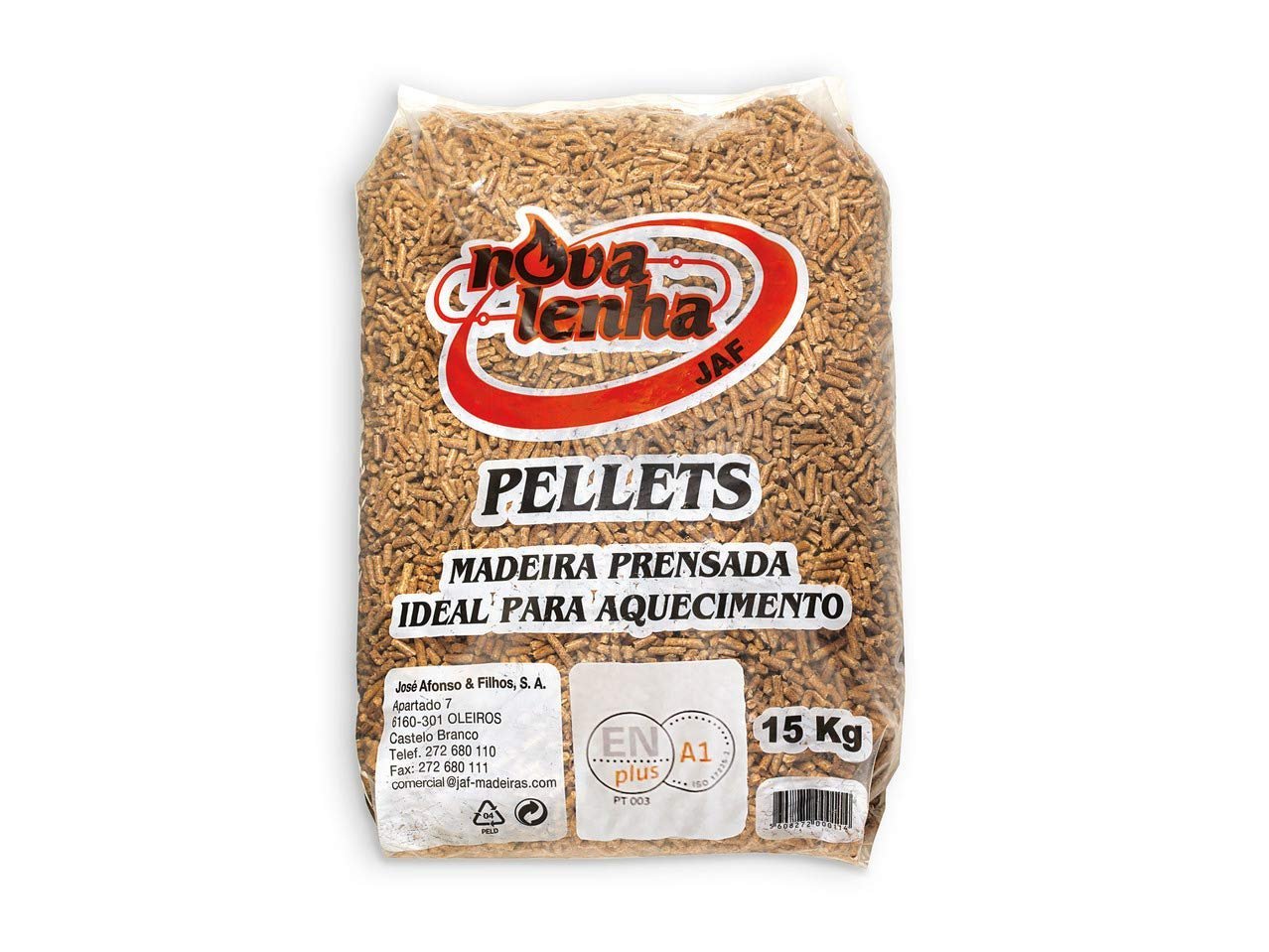 PELLET NOVA LENHA – 77 sacchi da 15 kg